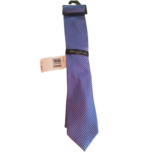 NWT Kenneth Cole New York Men's Slim tie Light Blue - Picture 1 of 6